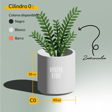 Cargar imagen en el visor de la galería, Maceta Cilíndrica #0